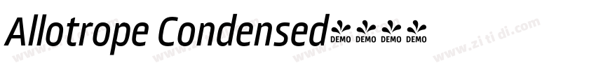 Allotrope Condensed字体转换